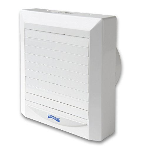 La Ventilazione AA15G Aspiratore Elicoidale con Serranda Automatica per Foro diametro 150 mm / 6'
