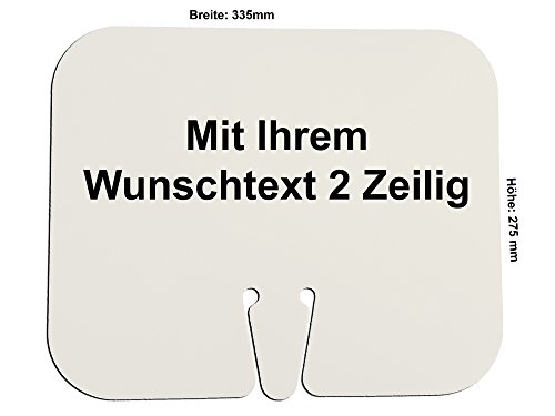 UvV Flex Verkehrscone mit individuellem Schild