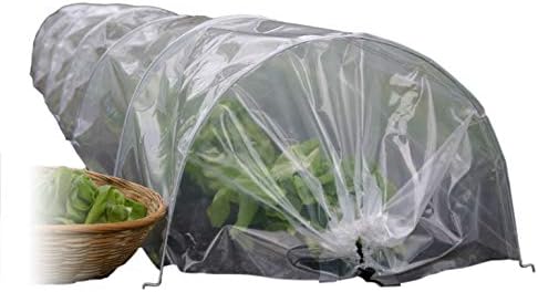 Haxnicks Easy Tunnel Net | Ready To Use Fold Out Design Shade Netting Garden Tunnel | Birds Insects Harsh Weather | Prevents Scorching In Warmer Months | L300 x W45 x H30 cm | Etun060101