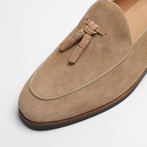 Men's Loafers & Slip-Ons - Leather Tassel Loafers for Men with Office to Weekend Versatility3