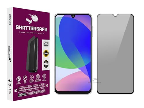 Image of Anti-Spy Privacy Tempered Glass Compatible For Samsung Galaxy F16 5G / M16 5G [Pack of 1]. Anti-Scratch, Edge-to-Edge Protection With Easy Installation Kit & Case Friendly Fit.