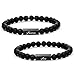 Personalisierte Armbänder mit individueller Wunschgravur | Partnerarmband | Armband mit Gravur | Freundschaftsarmband Pärchen Armband (2 Armbänder)