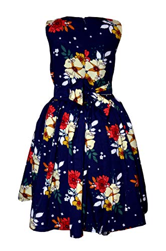 Image of Casual Frock for Baby Girls,Blue Printed and Olive Printed,Pack of 2