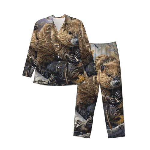 Pyjama castor homme pour vos soirées détente cocooning
