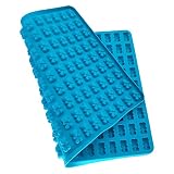 moldes de ositos para goma eva ◆Alta Calidad:Los moldes de caramelos de mini ositos de goma están hechos de silicona de primera calidad súper suave y también no contienen BPA,no son tóxicos ni tienen sabor.Es resistente al calor,la temperatura es de -30 a 230℃,se puede usar en el horno con seguridad. heladera,horno,microondas.
