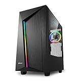 Sharkoon REV100 RGB, PC-Gehäuse