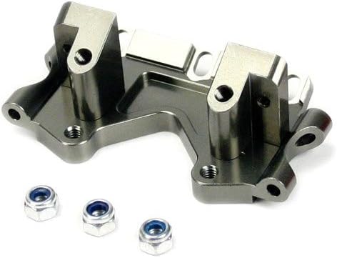 Atomik RC Alloy Front Lower Bulkhead, Grey fits The Traxxas 1/10 Slash and Other Traxxas Models - Replaces Traxxas Part 2530