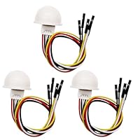 ARCELI 3 Stück BH1750FVI Digitale Lichtsensormodul, Chip Digitale Intensitätsbeleuchtung Lichtsensor Lichtkugel für Arduino