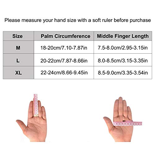 EXski Guanti da Sci Uomo Impermeabile Muffole Sci