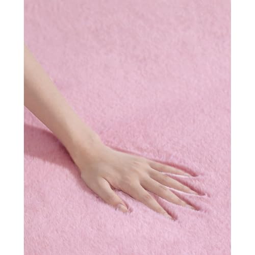Yting Emberich �ƒ�p�V���v���ȒP�F�̃E�T�M�і͗l�J�[�y�b�g�B���r���O���[���E�Q���E�x�b�h�T�C�h�p�̌���J�[�y�b�g�ŁA��G�肪�ӂ�ӂ�Ə_�炩���􂦂�A�h�� (�s���N,50*100cm)