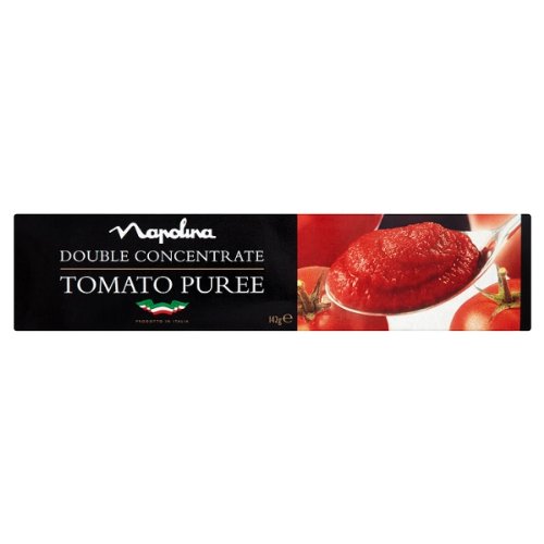 Napolina - Napolina Double Concentrate Tomato Puree 142g (Pack of 12 x 142g)