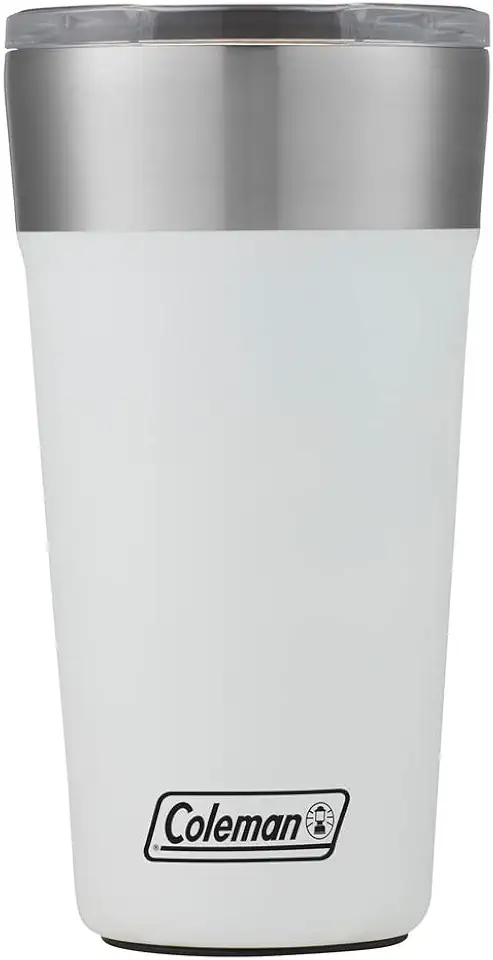 Copo Térmico com Tampa 600ml Branco Coleman