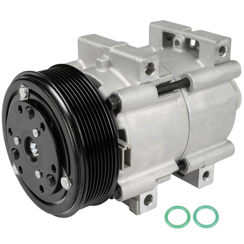 Image of ECCPP AC Compressor with Clutch for Ford for F-250 for F-350 7.3L 1990-1997 | for Ford for E-350 Econoline for F-59 Commercial Stripped Chassis 7.3L 1993-1997 AC Compressor Rapid Cooling