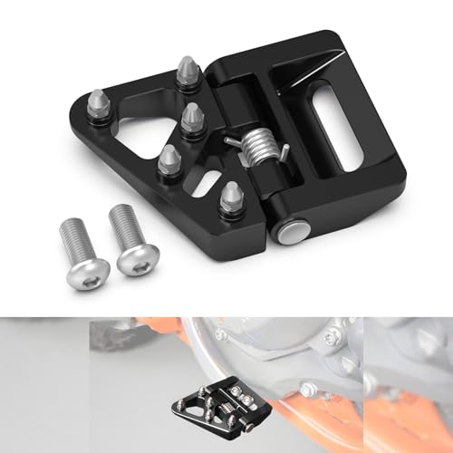 NICECNC Dirt Bike Brake Pedal Tip Foldable Compatible with KTM 125-450 XC XCF SX SXF 2016 125-500 XC XCF XCW SX SXF EXC EXCF TPi 6D 2017-2024,See Fitment