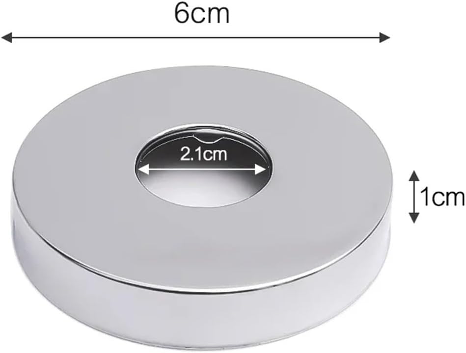 Wall Split Flange 40 Stainless Steel Faucet Decorative Covers, Self-adhesive Shower Faucets, Bathroom Accessories.(Style G)