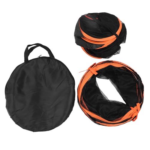 Katzentunnel, Faltbares Katzenzelt mit Tunnel, Katzengehege für Outdoor, Katzenlaufstall, Welpenlaufstall, Welpenauslauf für Katzen, Welpen, Kaninchen oder Kleintiere