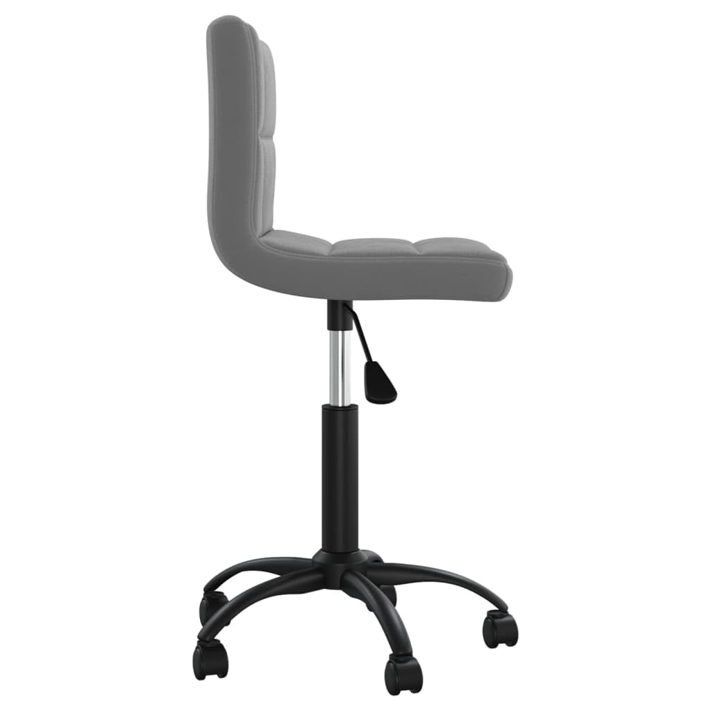 Obrotowe krzesło biurowe z aksamitnym obiciem w kolorze ciemnoszarym, regulowana wysokość siedziska i kółka 360 stopni, do domowego biura i salonu, ergonomiczne krzesło obrotowe ze sprężyną
