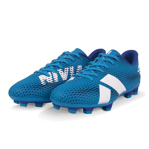 Image of Nivia Bezel Football Studs for Men, High Shear Dual Color TPU Sole, TPU Fusion with 3D Texture Upper, Designed for Soft & Hard Natural Grass