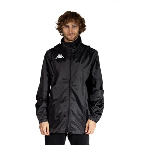 Kappa Kappa4Soccer Wister, Kway Uomo, Nero, 2XL