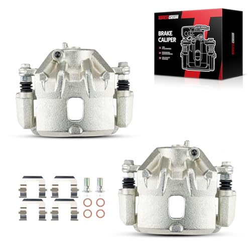 Image of Torchbeam Front Brake Calipers Set for Kia 2005-2010 Sportage, Hyundai 2005-2009 Tucson, Front Left and Front Right Calipers Replace # 19B2997+19B2996