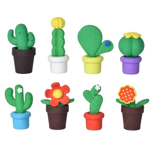 Ya en mundofriki.es: 8 pcs Gomas de Borrar Divertidas para Niños, Gomma a Forma di Pianta Succulenta, Gomma Linda de Borradores de Lápiz para Regalos de Fiesta, Premios de Juegos, Recompensas en El Aula