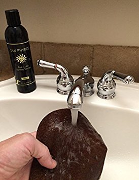 Tan Physics True Color Tanner 8 oz w/ Tanning Mitt by Sans-Sun