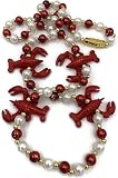 Crawfish Lobster Boil Cook Bead Necklace New Orleans Mardi Gras Cajun Carnival Parade