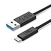 USB Type C Cable, UNU 3ft with 5Gbps, 56K Ohm Resistor Type C to Type A 3.0 Male, Fast Charging Cable for Galaxy S9, S9 Plus, Galaxy S8, S8 Plus, Note 8, LG G6 and More Type-C Devices [Black]