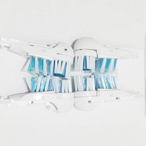 Sensitive Replacement Electric Replacement Toothbrush Heads (4 Count), Dual Clean Rotating Sets For Braun Oral B Cross Action Power #TOP6