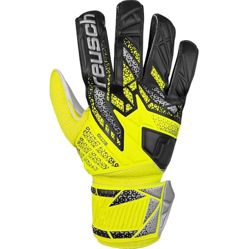 Reuch Attract Solid Soccer Keeper Gloves Keite 25SS [5560515-2014] [2014] Safety Yellow 7.5 5560515