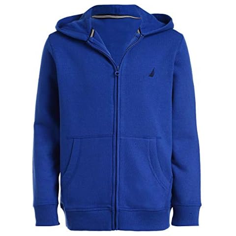 Nautica Boys' Lightweight Fleece Hoodie Cover