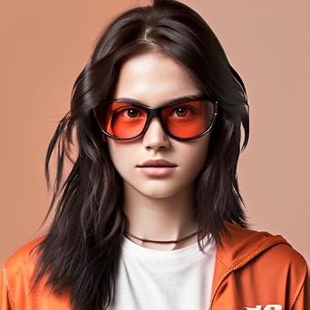 SomniLight FL-41 Light Sensitivity Glasses for Florescent Light Sensitivity, Photophobia, and Migraines (Sport Style)