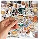 Hibarby 50 Stück Kaffee Getränke Sticker Set, Wasserdichte Vinyl Cute Coffee Cafe Aufkleber für Laptop, Wasserflasche, Reisekoffer, Handyhülle, iPad, Tagebuch, Scrapbook, Kinder Jugendliche