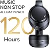 Audífonos Inalámbricos Bluetooth 6.0 con Cancelación Activa de Ruido Híbrida, 120 Horas de Reproducción, 6 Micrófonos ENC, Over Ear, Audio de Alta Resolución, Almohadillas de Espuma Viscoelástica, Modo Transparencia, para Viajes y Oficina 8