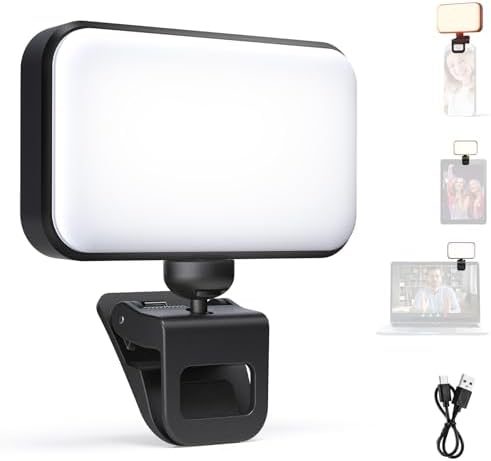 NEEWER Entry Level Version LED Selfie Light, 54 LEDs Plastic Clip...