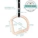 PULLUP & DIP Premium Gymnastic Rings, Wooden Gym Rings for Calisthenics - Wide Straps with Length Markings + Door Anchor + Carry Bag + Exercise Guide, Calisthenics Rings (Trings Set)