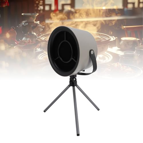 Portable Range Hood, Desktop Range Hood Portable Kitchen Exhaust Fan, Low Noise Mini Extractor Hood with 3 Speed 5 Filter 1200 Pa Suction, for Indoor BBQ, Hot Pot, Cooking