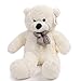 Desconocido Oso de Peluche Gigante 120cm de la muñeca de Juguete Suave de la Felpa de Peluche Oso de Peluche de Juguete Color Blanco