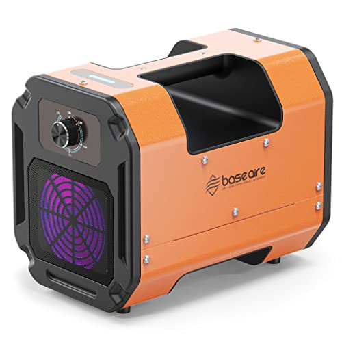 Baseaire 10,000 Mg/H Ozone Generator, O-Uvc2 Pro Commercial O3 Air Purifier With Adjustable Settings, Carry Handle, Heavy Duty Air Cleaner, For Large Rooms, Cars, Pets #TOP7