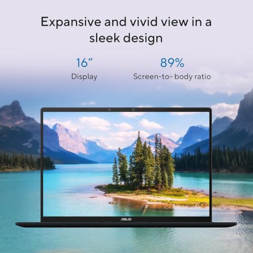 Image of ASUS Vivobook 16 inch FHD+ Laptop, Qualcomm Snapdragon X Processor, 64GB RAM 2TB SSD, Backlit Keyboard, External Hard Drive Enclosure, Bluetooth 5.3, Windows 11 Home, Quiet Blue