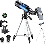 Con una distancia focal de 400 mm y una apertura de 70 mm para capturar una imagen más clara y un revestimiento de vidrio óptico para mejorar el brillo de la imagen para proteger sus ojos.