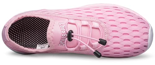 Image of DOUSSPRT Women's Water Shoes Quick Dry for Beach Swim Pool Fishing | Adult Breathable Summer Walk Aqua Sandals for River Athletic Boating Kayaking Diving Sport