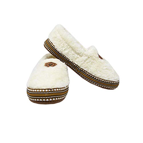 ARIAT Women's Snuggle Warm Soft Plush Acrylic Upper Rubber Outsole Indoor & Outdoor Slippers2