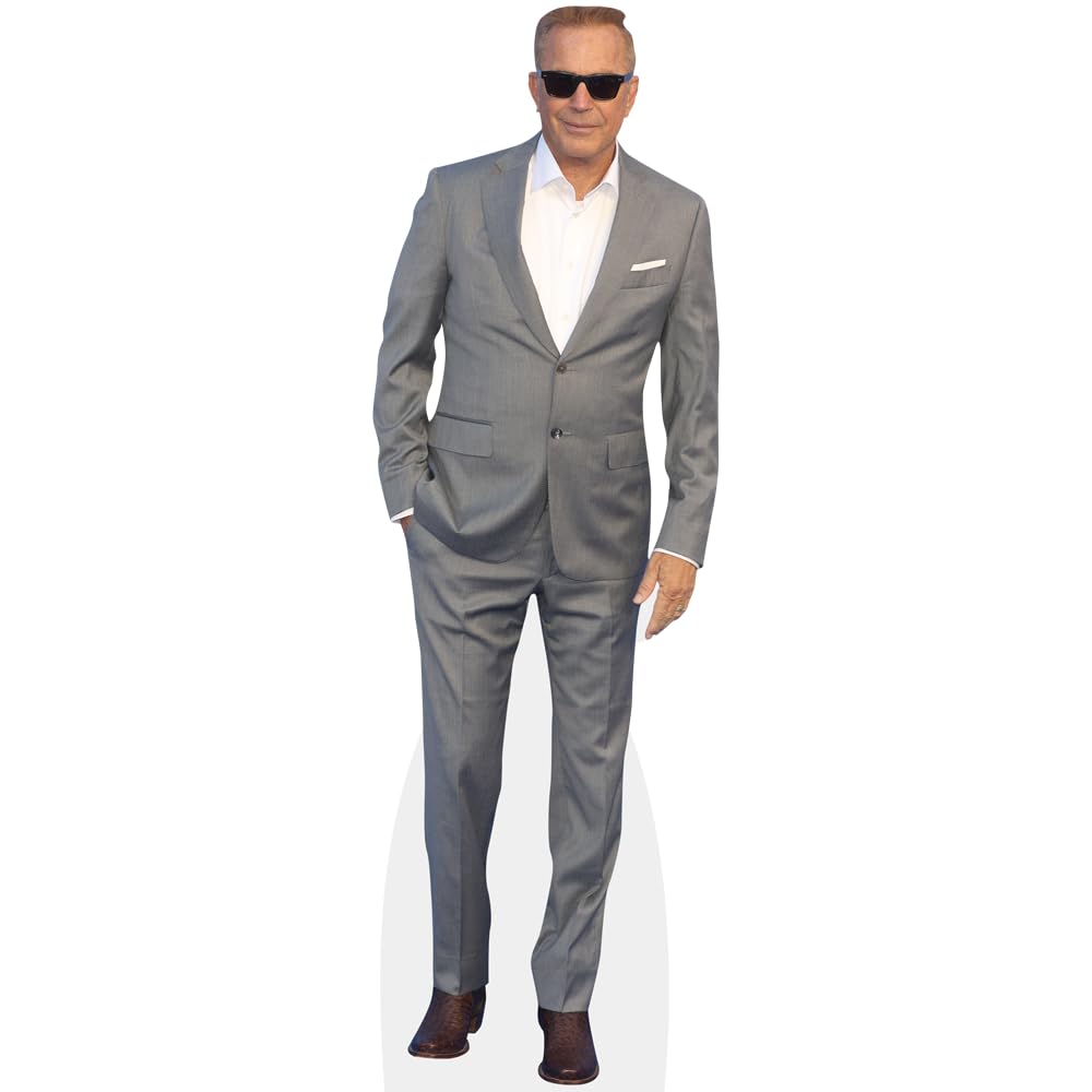 Celebrity Cutouts Mini Size Cutout Kevin Costner (Grey Suit)