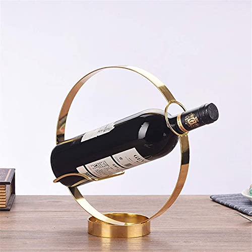Range-bouteille de table design en fer stable et créatif