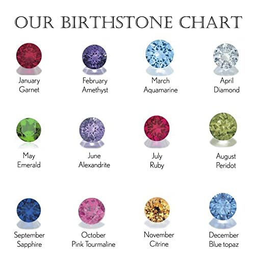 10K Gold Birthstone Urn Necklace for Ashes, 10K/14K/18K Real Gold Personalized Vertical Cremation Necklace Jewelry for Women Keepsake Necklace Memorial Locket Ash Holder3