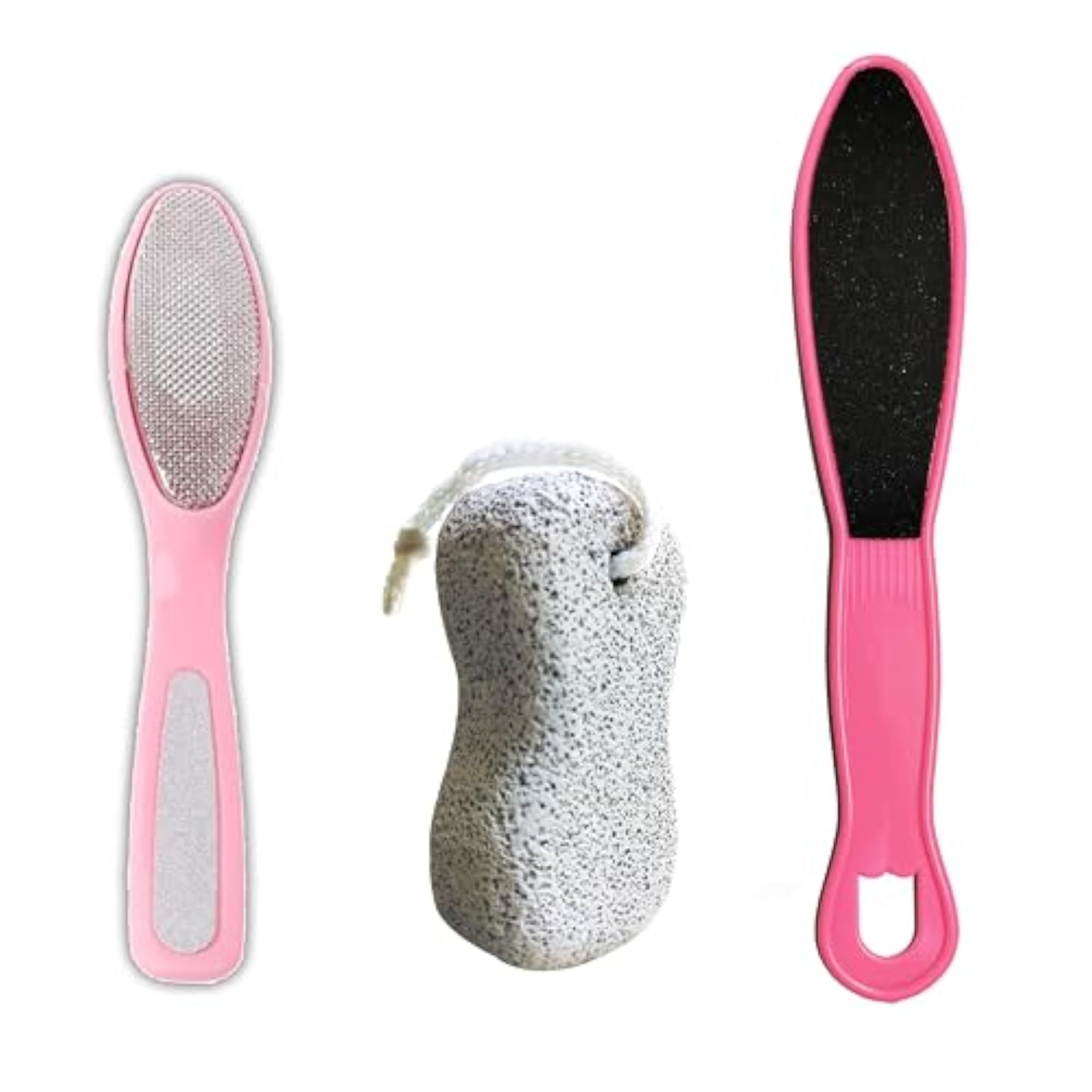 Professional 3 in 1 Pedicure Kit, Foot Scrubber Combo