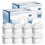 WaterJingYi 浄水フィルター互換用 for 【マクストラ BRITA MAXTRA 】互換用フィルターカートリッジ 高除去 フィルター スタイル 浄水器-8個セット