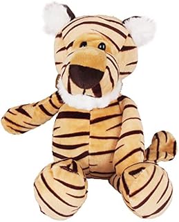 Yxian Plush Monkey Dog Tiger Raccoon Giraffe Fox Lion Elephant Chimpanzees Hippo Forest Wild plush Animal Toy Birthday party Christmas halloween house decoration Game(Tiger)