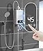 Instant Water Heater Bathroom Kitchen Wall Mounted LCD Water Heater for Bathroom Hot Water Shower and Home Kitchen Heating
